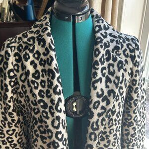 Leopard print coat